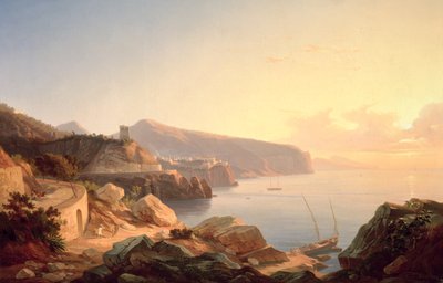 Il Golfo di Sorrento, vicino a Vico da Carl Wilhelm Goetzloff